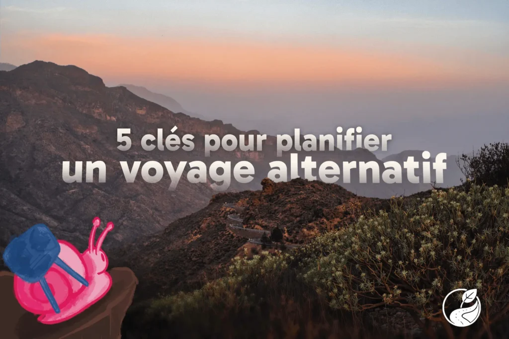 Couverture de l'ebook gratuit "5 clés pour planifier un voyage alternatif